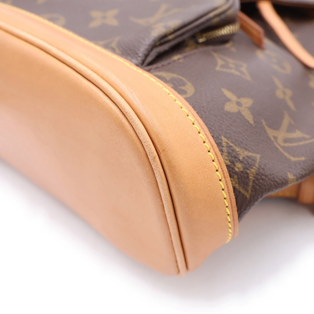 LOUIS VUITTON(ルイヴィトン) モノグラム ミニモンスリ PVC レザー バックパック リュックサック ブラウン M51137 レディース