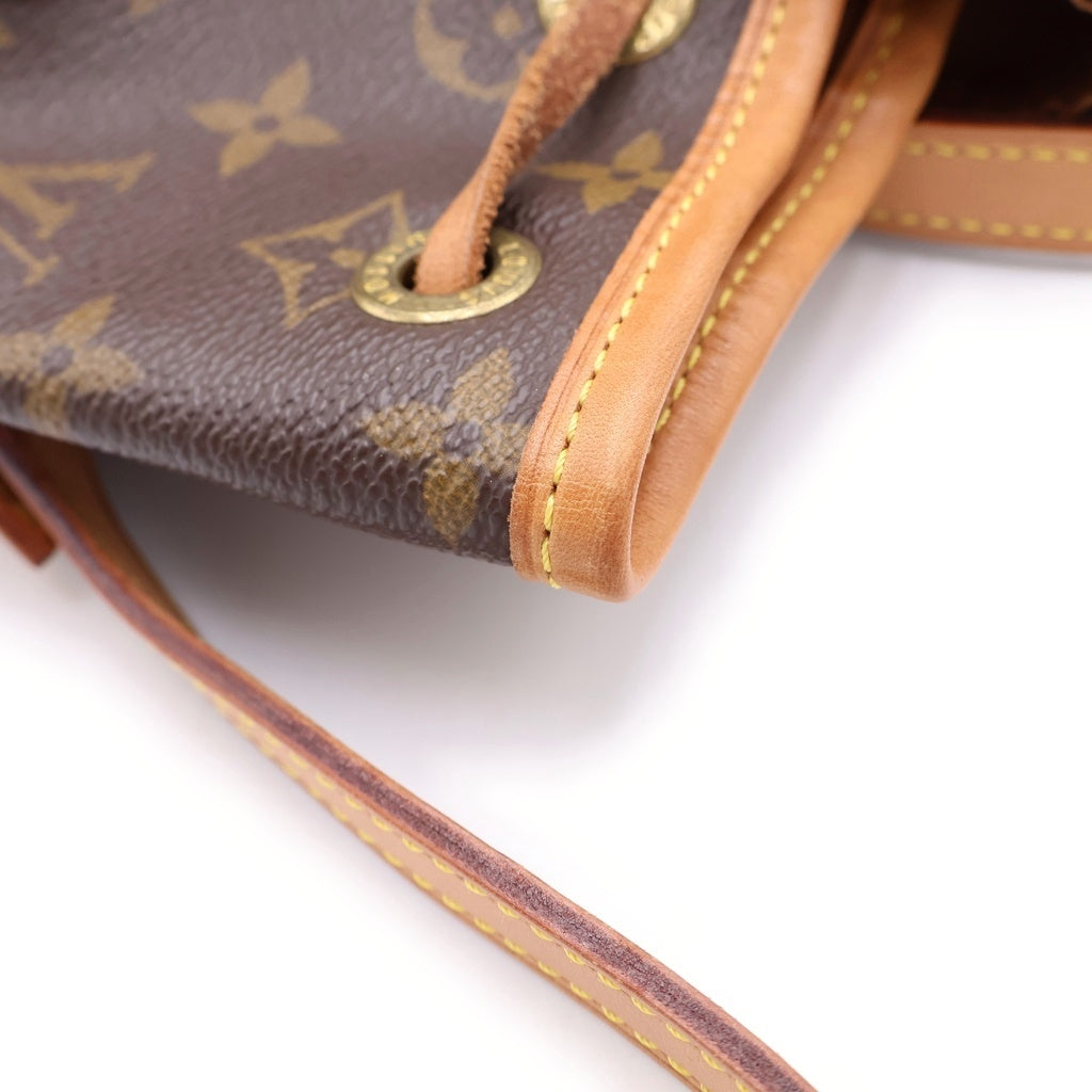 LOUIS VUITTON(ルイヴィトン) モノグラム ミニモンスリ PVC レザー バックパック リュックサック ブラウン M51137 レディース