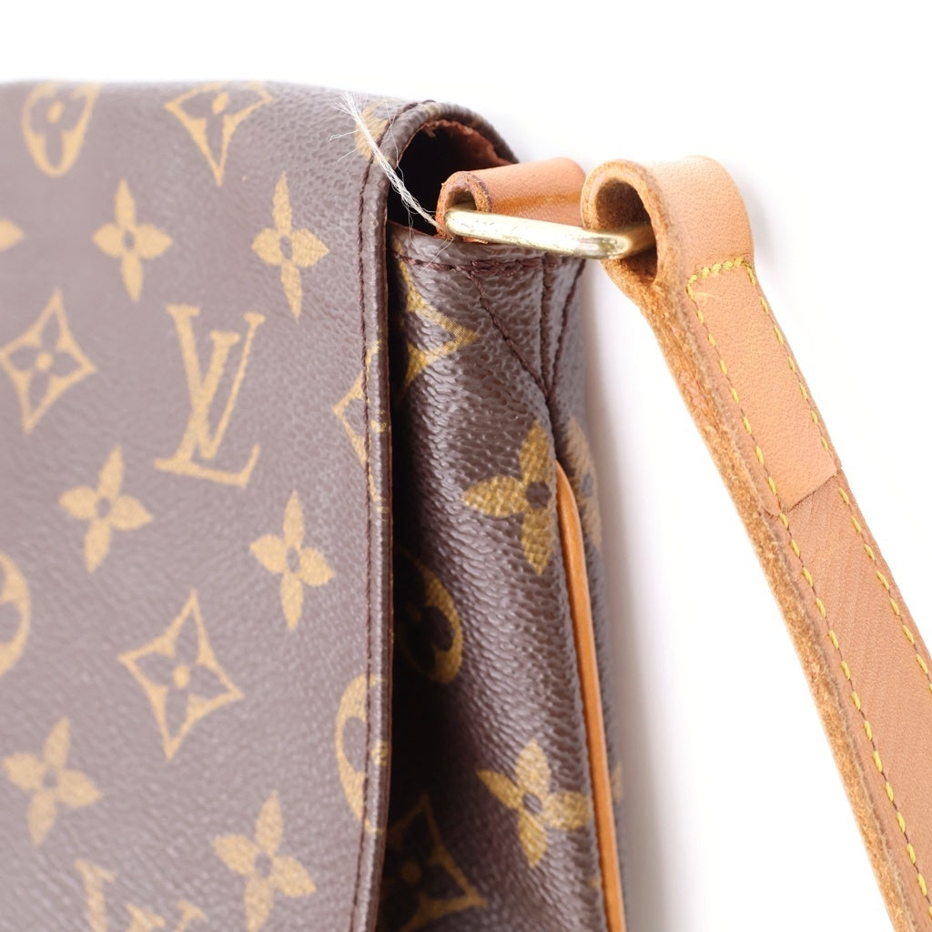 LOUIS VUITTON(ルイヴィトン) モノグラム ミュゼット PVC レザー ショルダーバッグ トートバッグ ブラウン M51256 レディース
