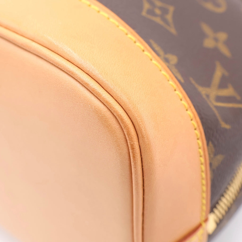 LOUIS VUITTON(ルイヴィトン) モノグラム アルマPM PVC レザー ハンドバッグ ブラウン M5113 レディース