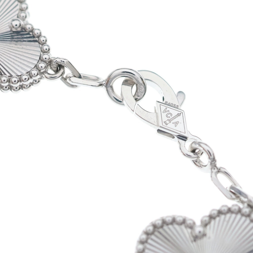 Van Cleef & Arpels(ヴァンクリーフアンドアーペル) ギョーシェ 5P ブレスレット 750WG 20.3g レディース