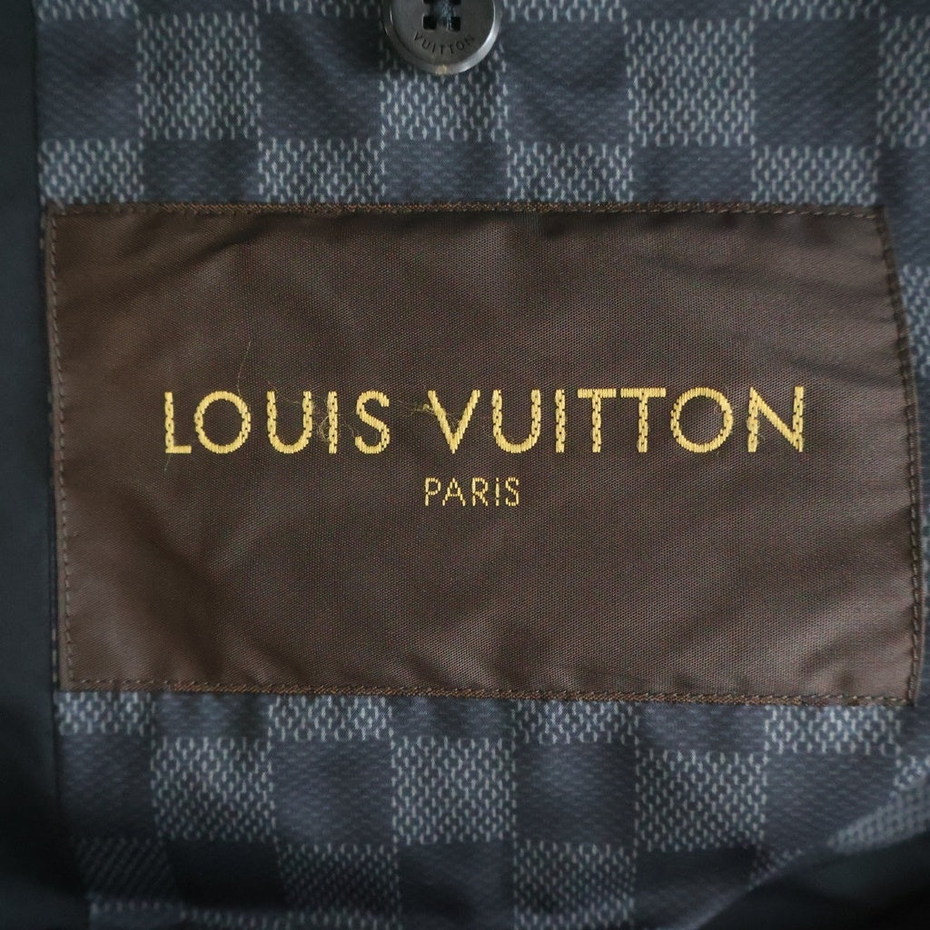 LOUIS VUITTON(ルイヴィトン) ステンカラーコート ライトジャケット ブラック ポリエステル #56