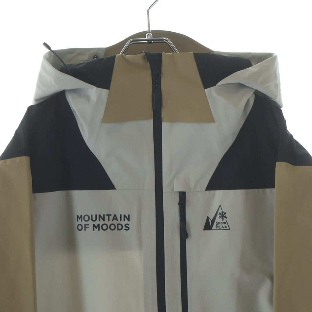 snow peak(スノーピーク) 25AW×MofM Snow Jacket マウンテンオブムッズ フーデッド ジップアップ ジャケット グレー/ベージュ MM4510-JK01