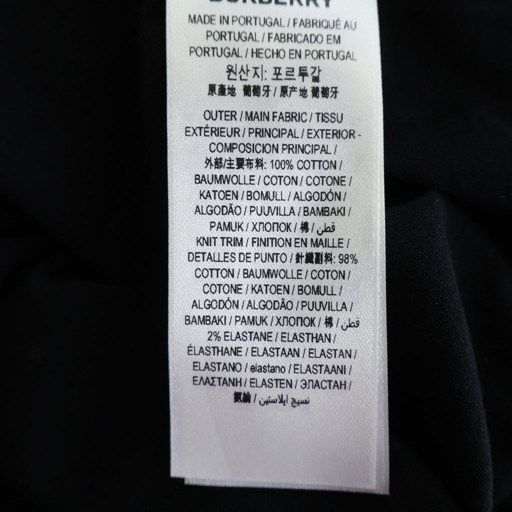 BURBERRY(バーバリー) LOVE フォト モンタージュ プリント 半袖Tシャツ カットソー ブラック 8030765 レディース