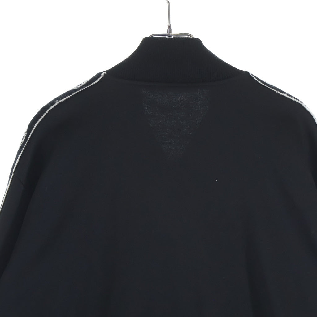LOUIS VUITTON(ルイヴィトン) 21AW LVフラワーバンド ジップアップ トラックジャケット ブルゾン ブラック RM212 ZSC HLY92W