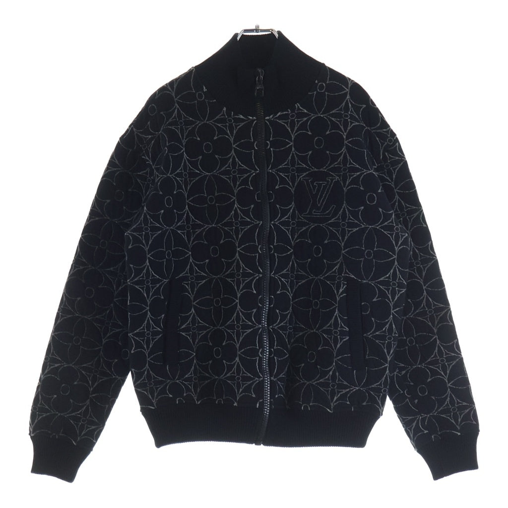 LOUIS VUITTON(ルイヴィトン) 21SS ジップスルーモノグラムフラワーブルゾン ジャケット コットン ナイロン ブラック RM211M ZMD HKY07W