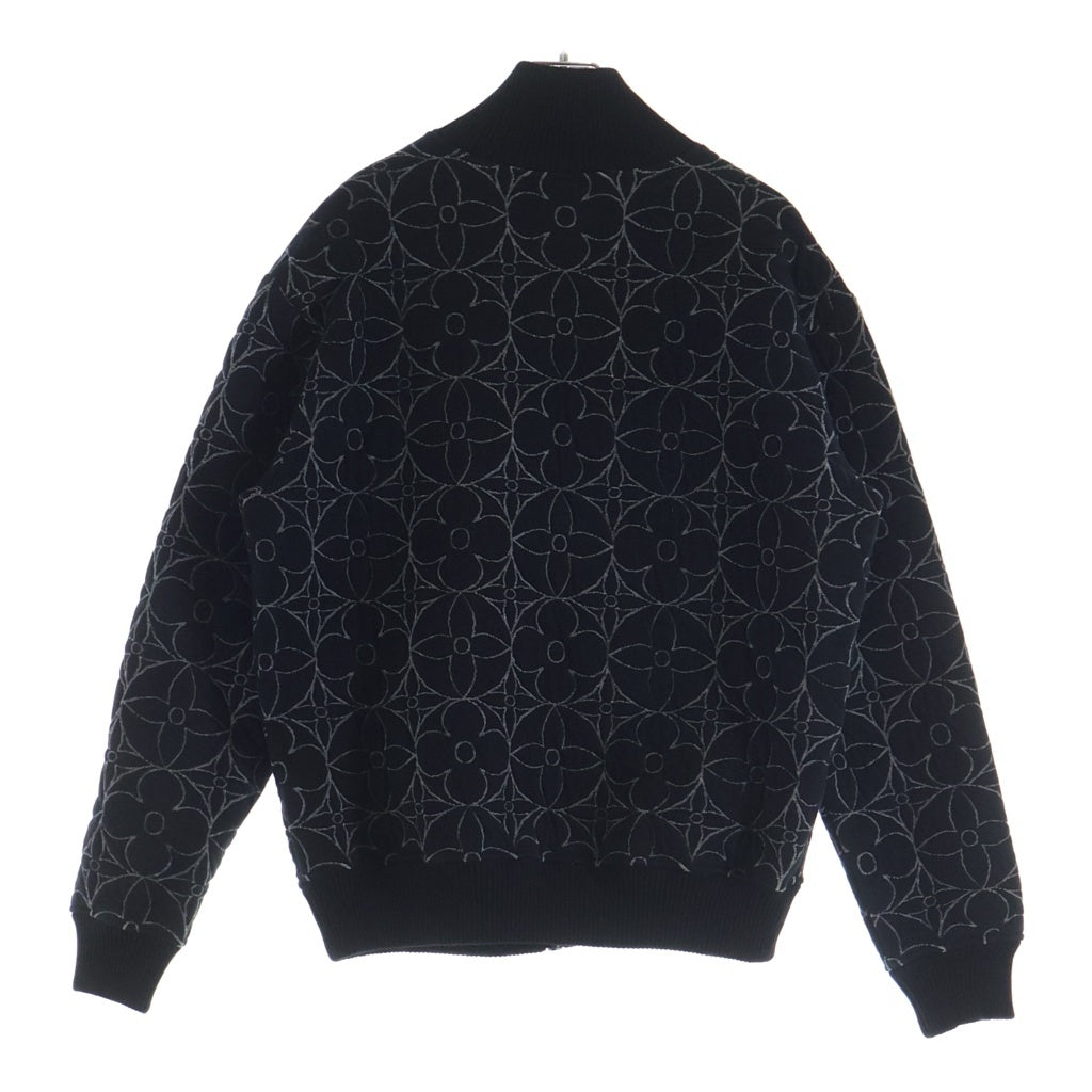 LOUIS VUITTON(ルイヴィトン) 21SS ジップスルーモノグラムフラワーブルゾン ジャケット コットン ナイロン ブラック RM211M ZMD HKY07W