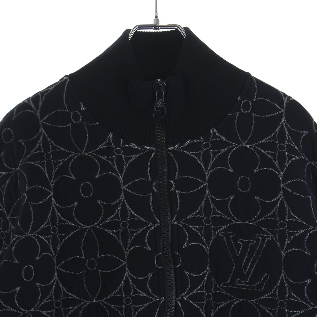 LOUIS VUITTON(ルイヴィトン) 21SS ジップスルーモノグラムフラワーブルゾン ジャケット コットン ナイロン ブラック RM211M ZMD HKY07W