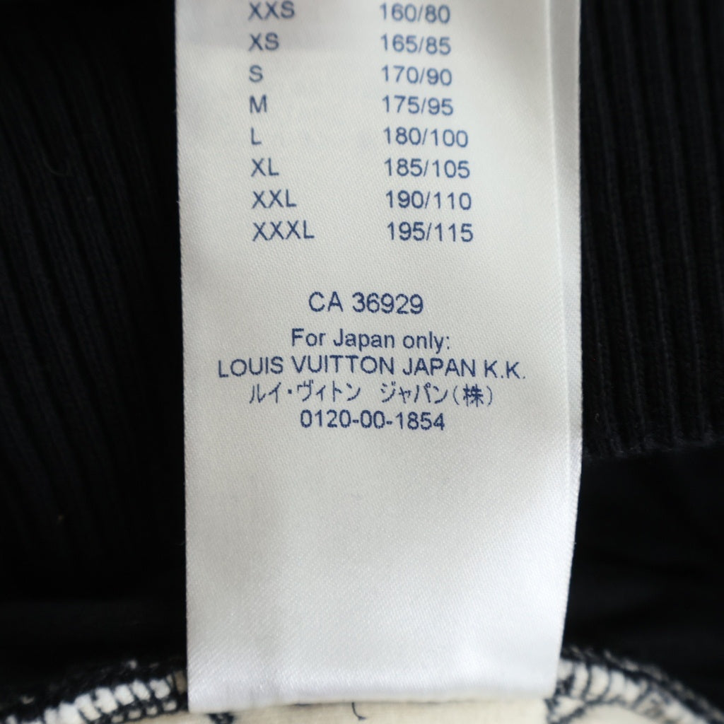LOUIS VUITTON(ルイヴィトン) 21SS ジップスルーモノグラムフラワーブルゾン ジャケット コットン ナイロン ブラック RM211M ZMD HKY07W