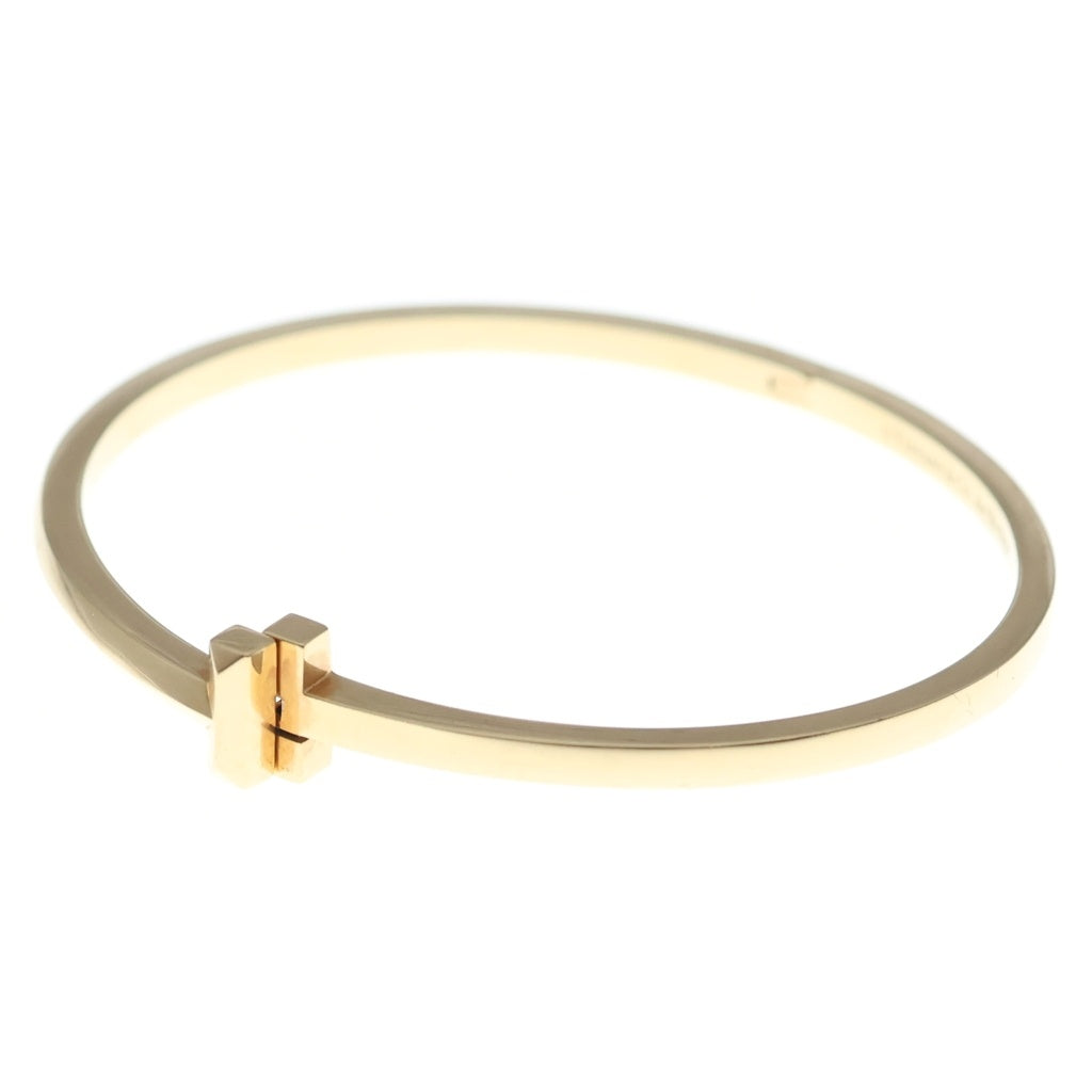TIFFANY & Co.(ティファニー) Tワン ナロー ブレスレット バングル ピンクゴールド 750PG レディース