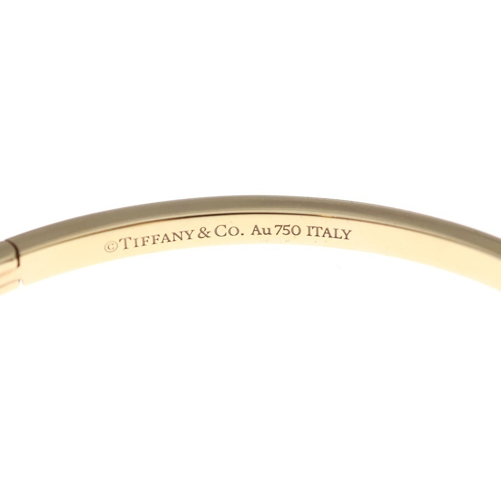 TIFFANY & Co.(ティファニー) Tワン ナロー ブレスレット バングル ピンクゴールド 750PG レディース