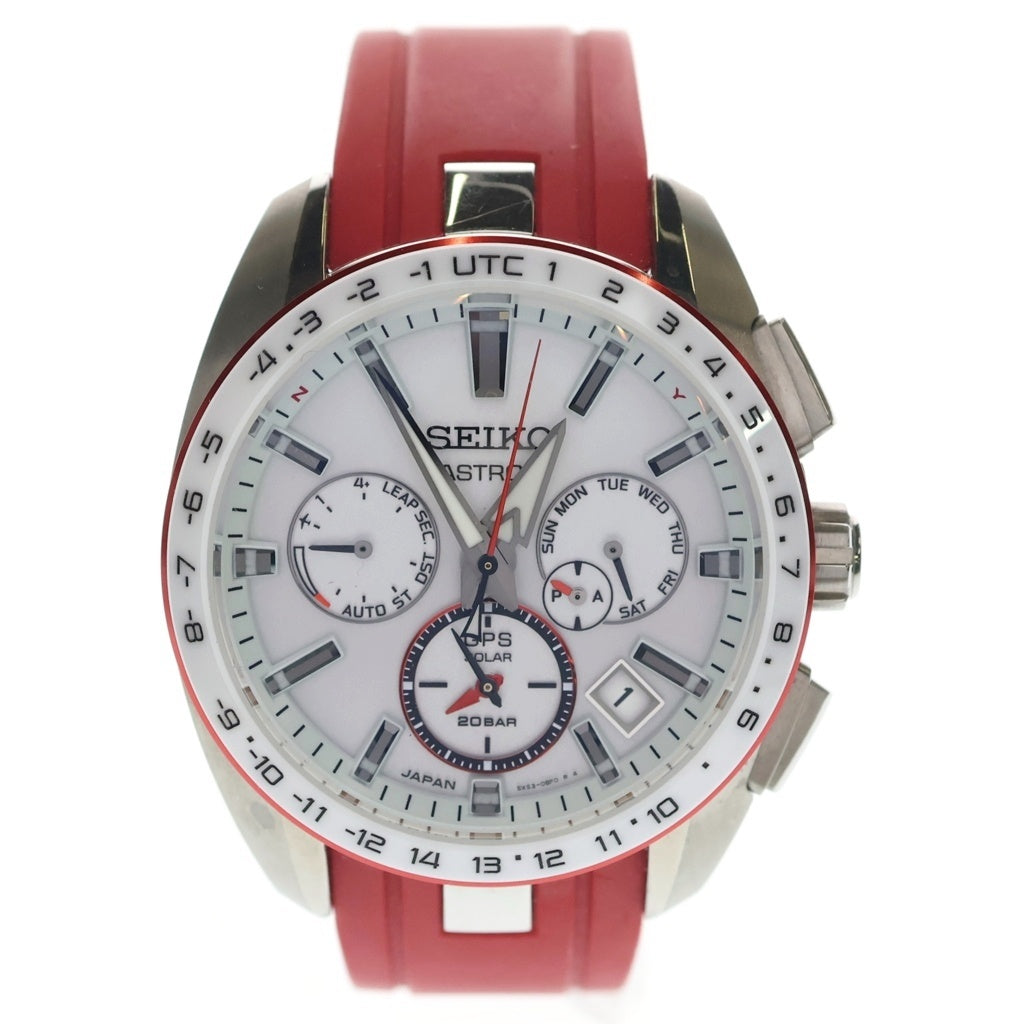 SEIKO(セイコー) アストロン 国境なき医師団コラボ 470/500 白文字盤 Ti/ソーラー チタン ソーラー電波 腕時計 SBXC091