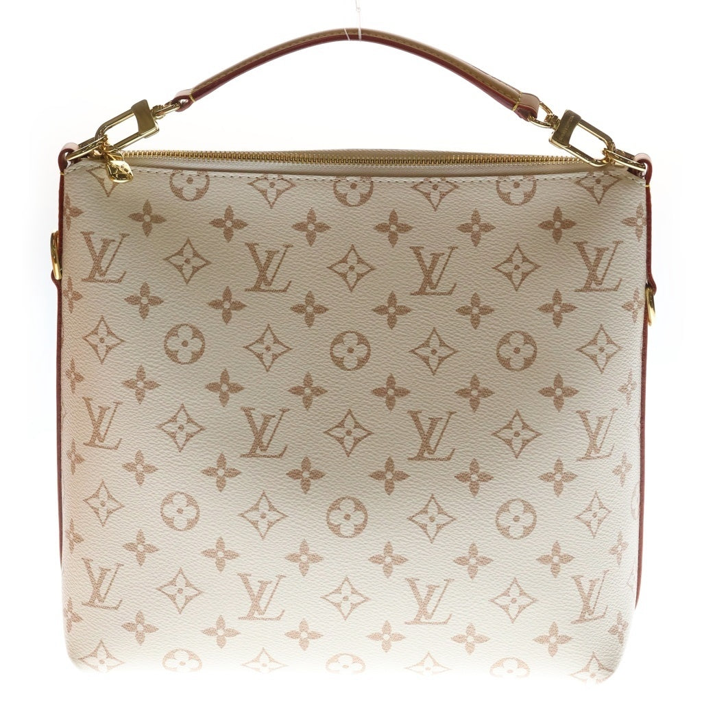 LOUIS VUITTON(ルイヴィトン) モノグラム デュンヌ ミュルティパス 2WAYハンドバッグ ショルダーバッグ ホワイト レザー×PVC M2A078 ゴールド金具 レディース