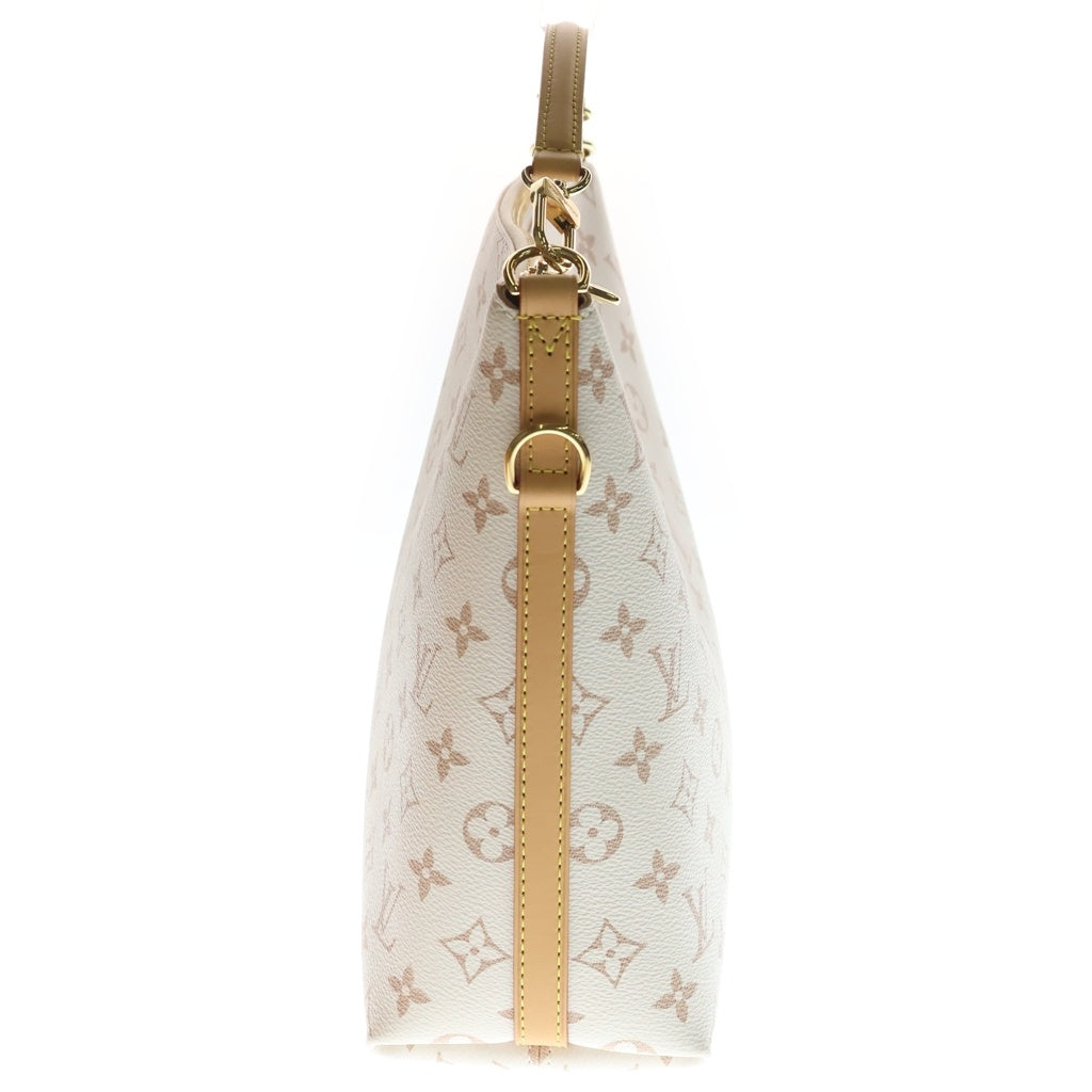 LOUIS VUITTON(ルイヴィトン) モノグラム デュンヌ ミュルティパス 2WAYハンドバッグ ショルダーバッグ ホワイト レザー×PVC M2A078 ゴールド金具 レディース