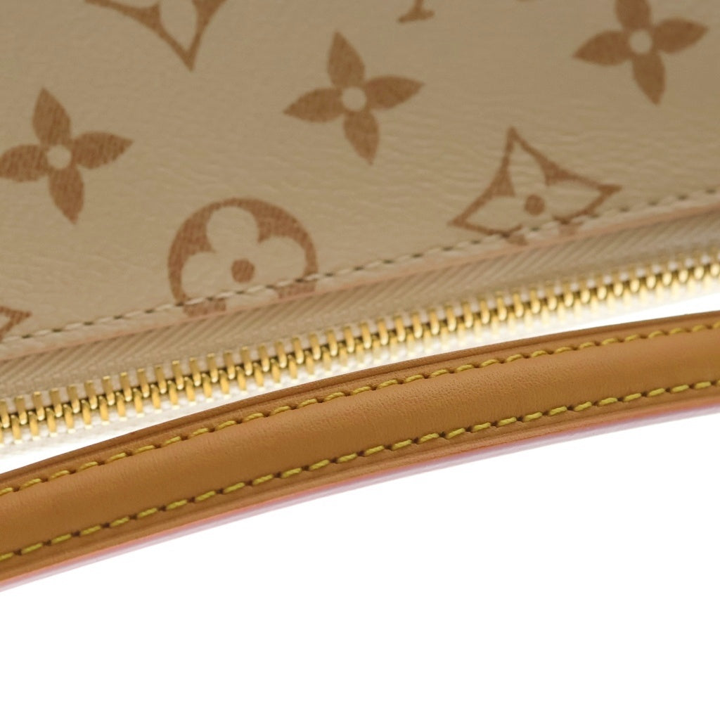 LOUIS VUITTON(ルイヴィトン) モノグラム デュンヌ ミュルティパス 2WAYハンドバッグ ショルダーバッグ ホワイト レザー×PVC M2A078 ゴールド金具 レディース