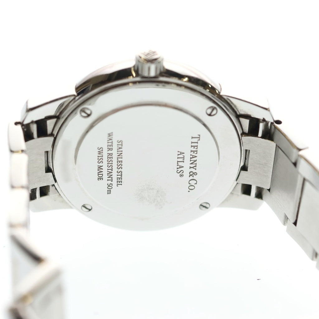 TIFFANY & Co.(ティファニー) アトラスドーム デイト 白文字盤 SS/QZ ステンレス クォーツ 電池式 腕時計 34875995