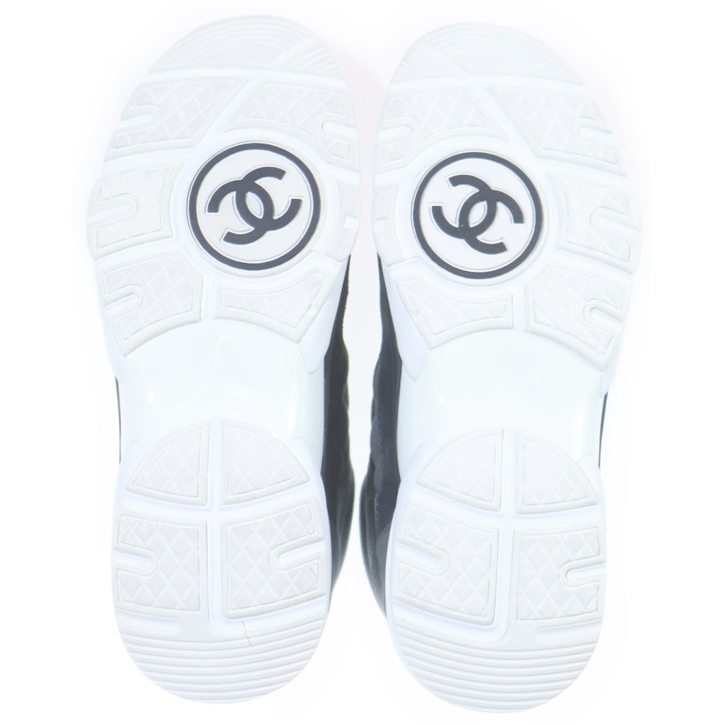 CHANEL(シャネル) ココマーク ローカットシューズ スニーカー グレー/ブラック レディース G40184