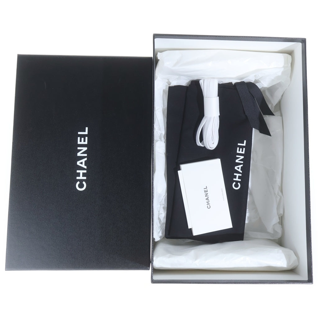 CHANEL(シャネル) ココマーク ローカットシューズ スニーカー グレー/ブラック レディース G40184