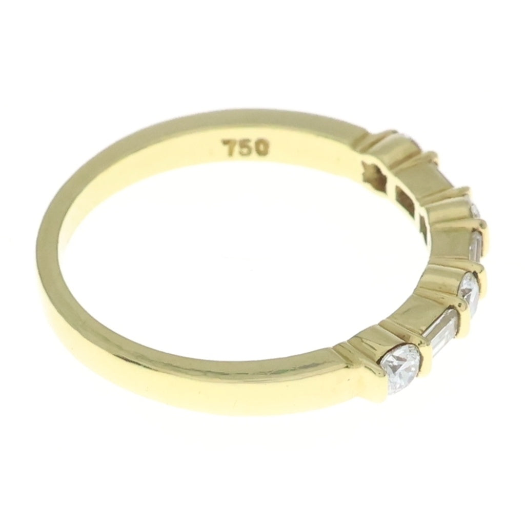 TIFFANY & Co.(ティファニー) フォーエバーバンド エンブレイス ダイヤ リング イエローゴールド 750YG #11 レディース
