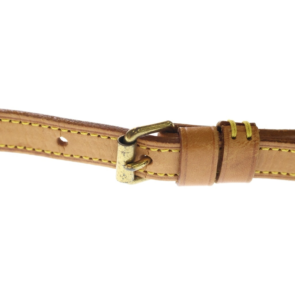 LOUIS VUITTON(ルイヴィトン) モノグラム ドルーオ ショルダーバッグ ブラウン レザー×PVC M51290 ゴールド金具 レディース