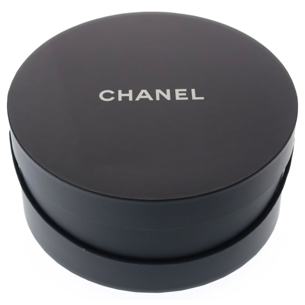 CHANEL(シャネル) ツイード チェック総柄 アルパカ混 ウール ハット 帽子 ホワイト/ブラック レディース