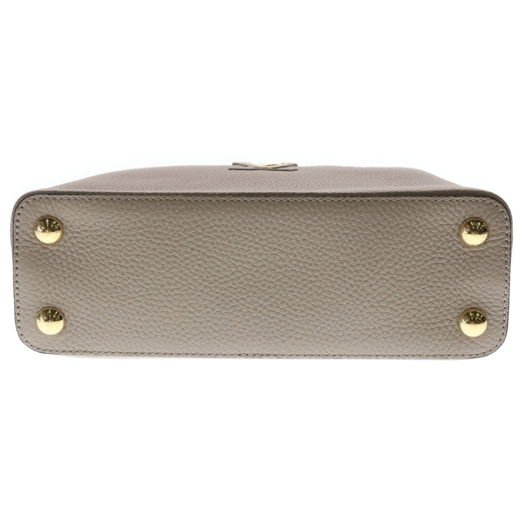 LOUIS VUITTON(ルイヴィトン) カプシーヌ BB ガレ トリヨン 2WAYハンドバッグ ショルダーバッグ ベージュ レザー M24736 ゴールド金具 レディース