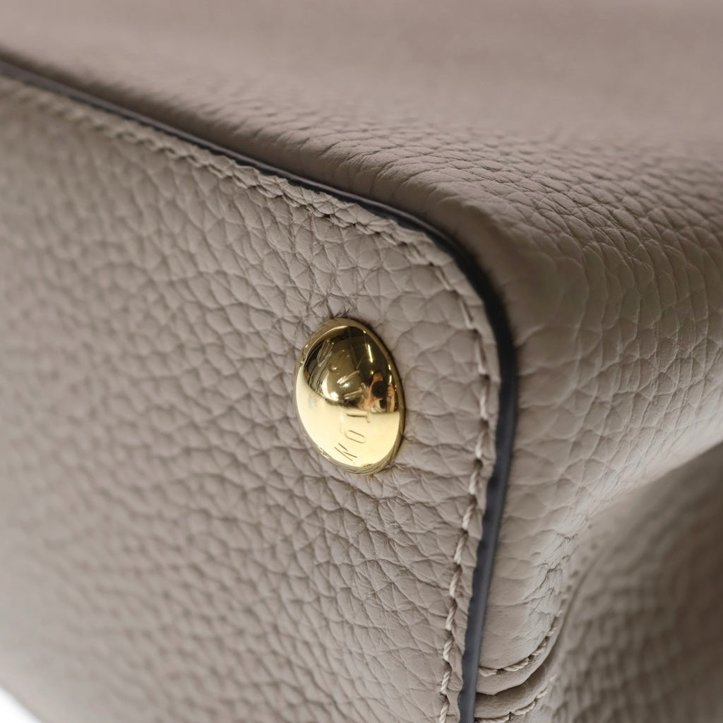 LOUIS VUITTON(ルイヴィトン) カプシーヌ BB ガレ トリヨン 2WAYハンドバッグ ショルダーバッグ ベージュ レザー M24736 ゴールド金具 レディース