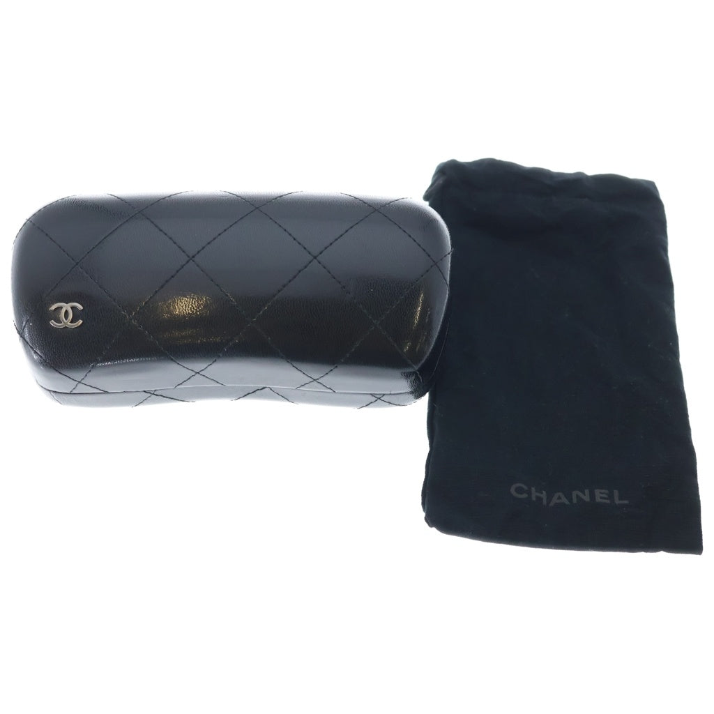 CHANEL(シャネル) ココマーク スクエアシェイプ サングラス アイウェア 58□18 ブラック/ブラウン 5349-A レディース