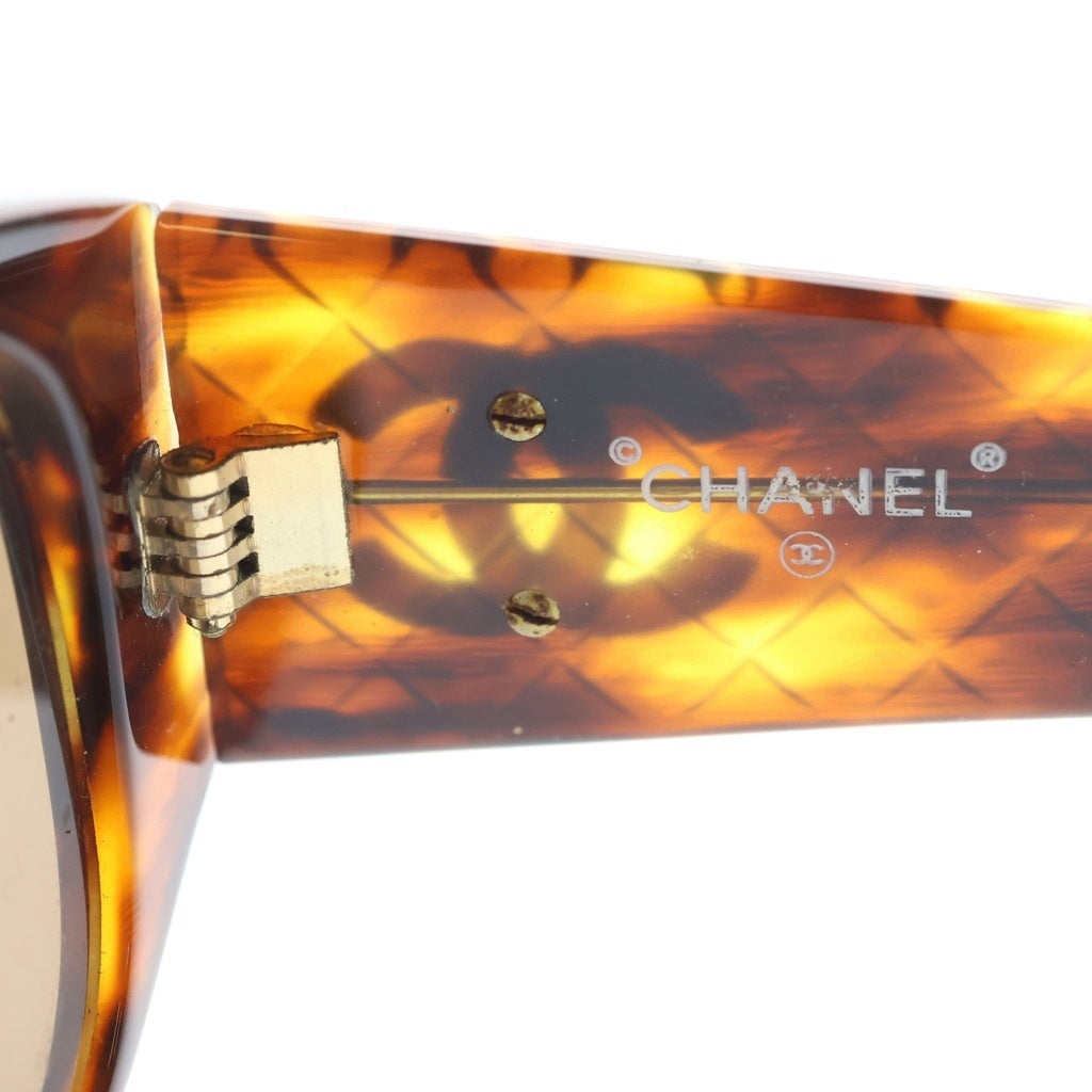 CHANEL(シャネル) マトラッセ ココマーク ゴールド金具 サングラス アイウェア ブラウン 01450 91235 レディース