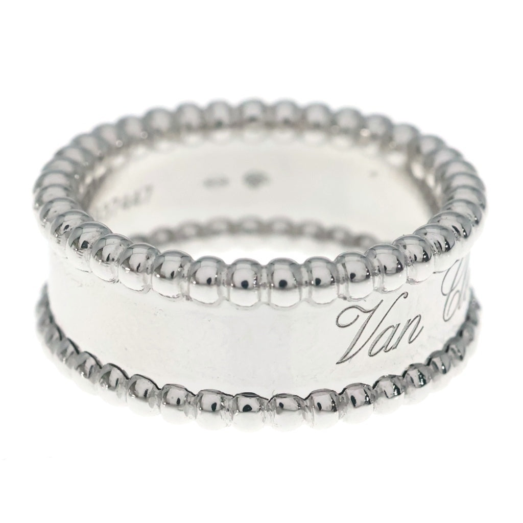 Van Cleef & Arpels(ヴァンクリーフアンドアーペル) ペルレ シニアチュール リング 指輪 K18WG ホワイトゴールド VCARN32300 レディース