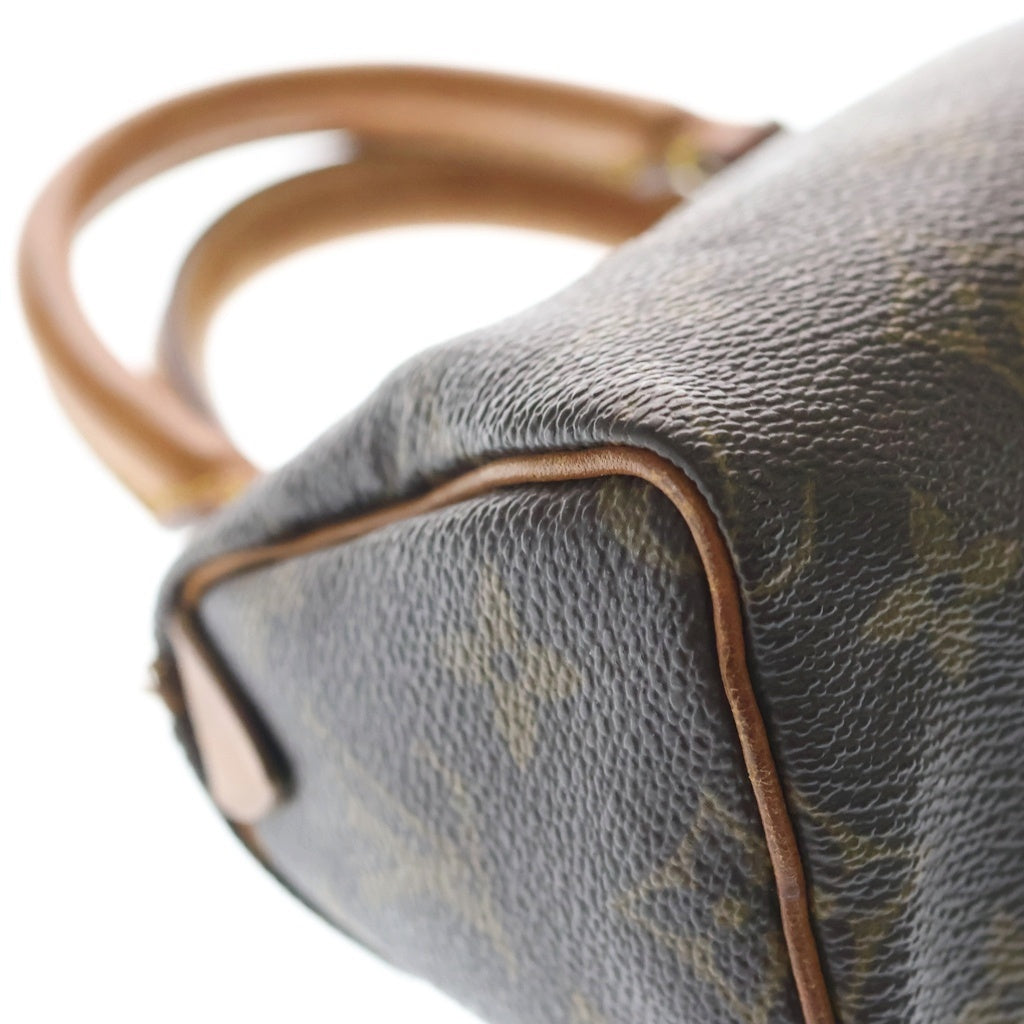 LOUIS VUITTON(ルイヴィトン) モノグラム ミニスピーディ 2WAYバッグ ショルダーバッグ ミニボストンバッグ ハンドバッグ ブラウン レザー×PVC M41534 ゴールド金具 レディース