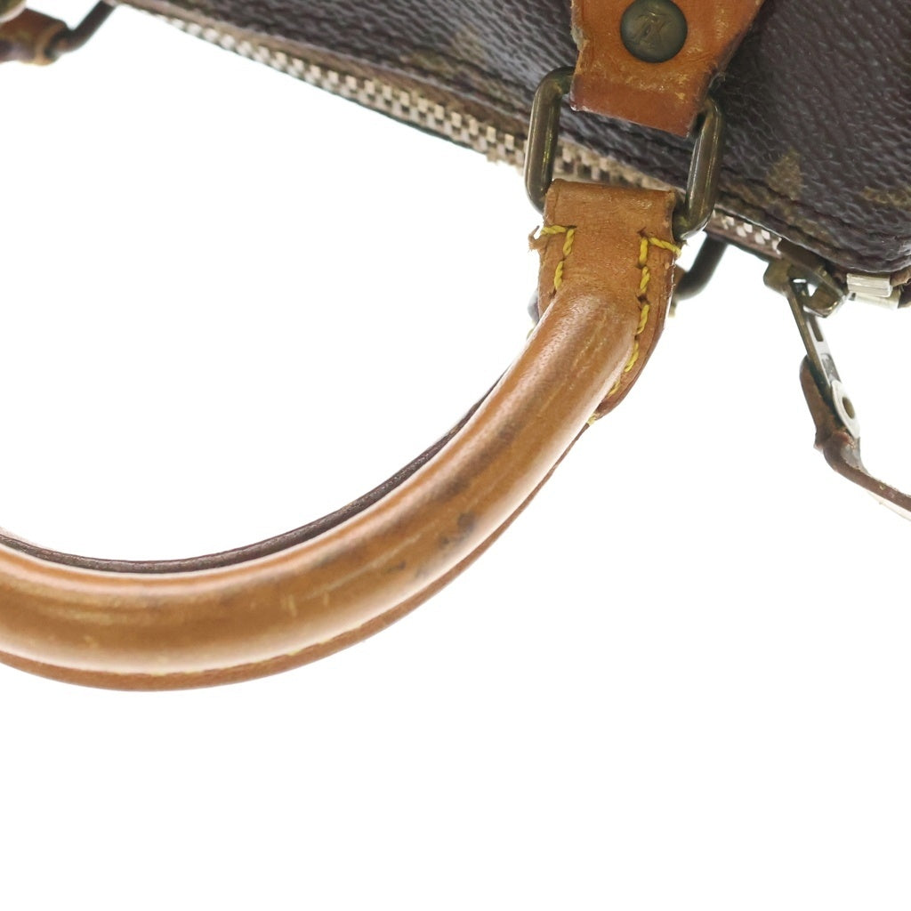 LOUIS VUITTON(ルイヴィトン) モノグラム ミニスピーディ 2WAYバッグ ショルダーバッグ ミニボストンバッグ ハンドバッグ ブラウン レザー×PVC M41534 ゴールド金具 レディース