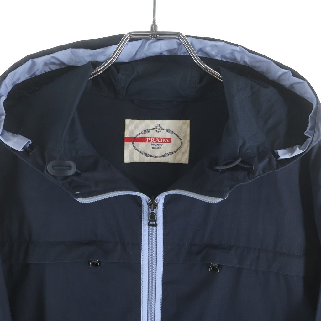 PRADA SPORT(プラダ スポーツ) ナイロンライトジャケット ネイビー #46 レディース