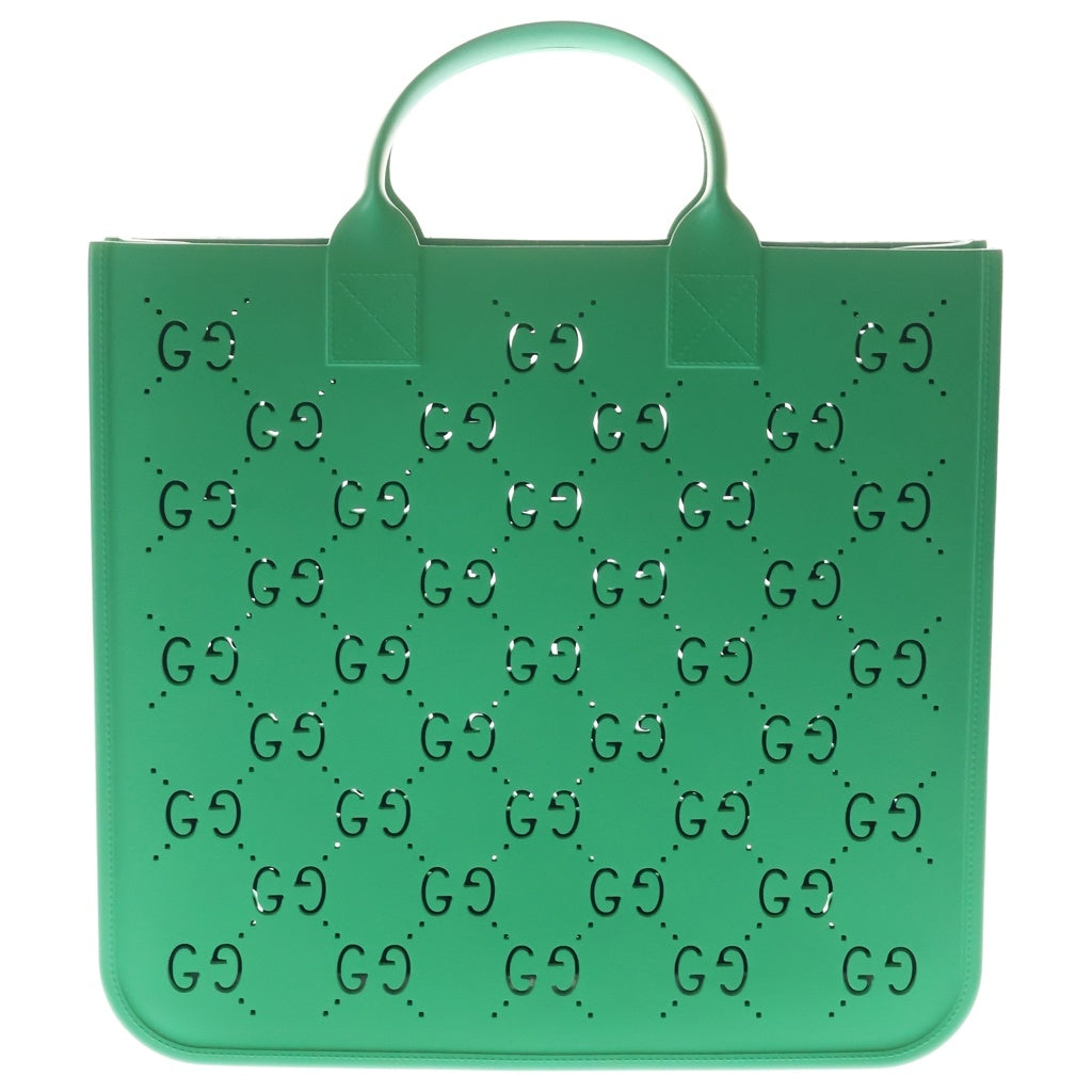 GUCCI(グッチ) GG チルドレンズ ラバートートバッグ ハンドバッグ グリーン 679365 レディース