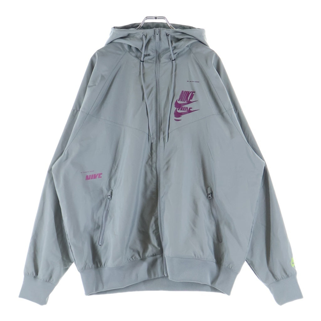 NIKE(ナイキ) NSW SPE+ WVN WR JKT MFTA フーデッドジャケット ポリエステル ジップアップ グレー SP220711SIV