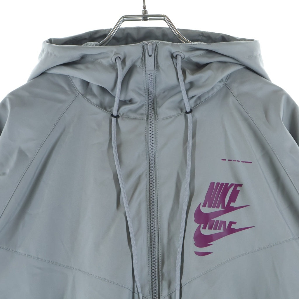 NIKE(ナイキ) NSW SPE+ WVN WR JKT MFTA フーデッドジャケット ポリエステル ジップアップ グレー SP220711SIV