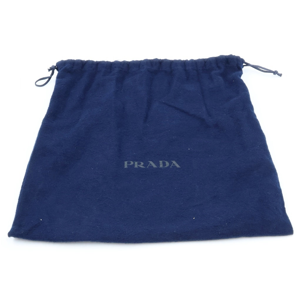 PRADA(プラダ) Re-Nylon トライアングルロゴ リナイロン ウエストバッグ ボディバッグ ナイロン サフィアーノレザー ブラック 2VL977 レディース