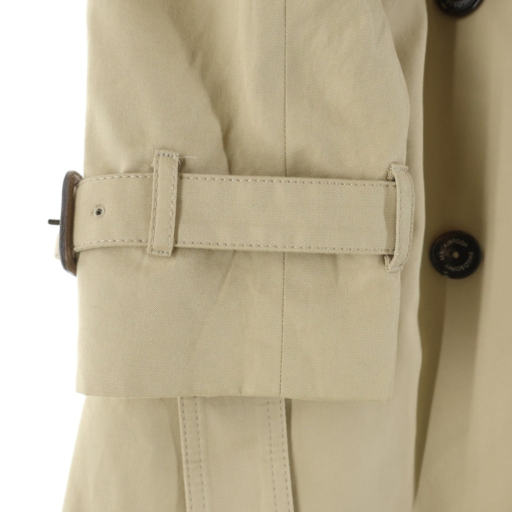 MACKINTOSH PHILOSOPHY(マッキントッシュフィロソフィー) ライナー付き トレンチコート ダブルブレスト コットン ベージュ H5A02-422-40 レディース