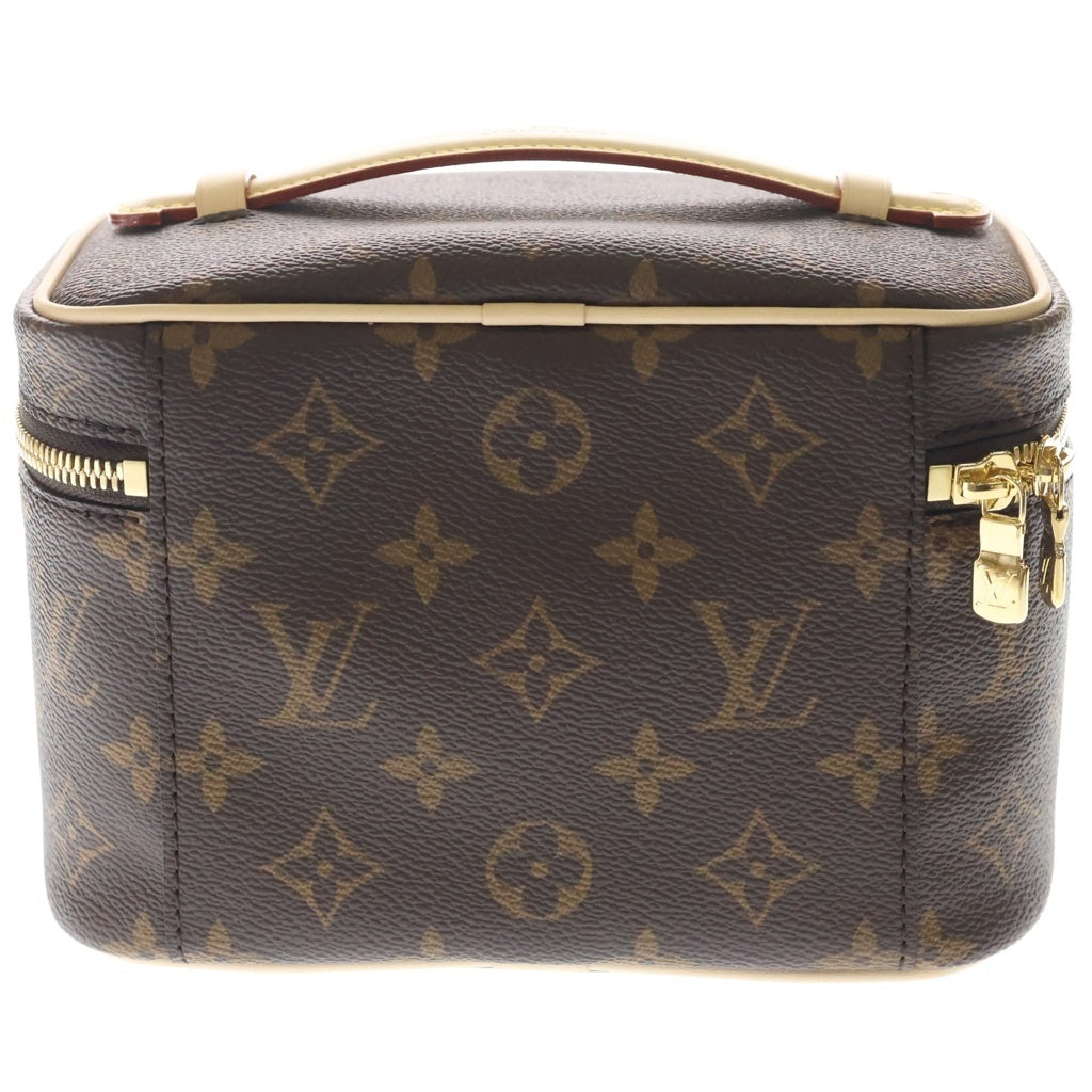 LOUIS VUITTON(ルイヴィトン) モノグラム ニース ミニ PVC レザー ハンド バニティバッグ ブラウン M44495 レディース