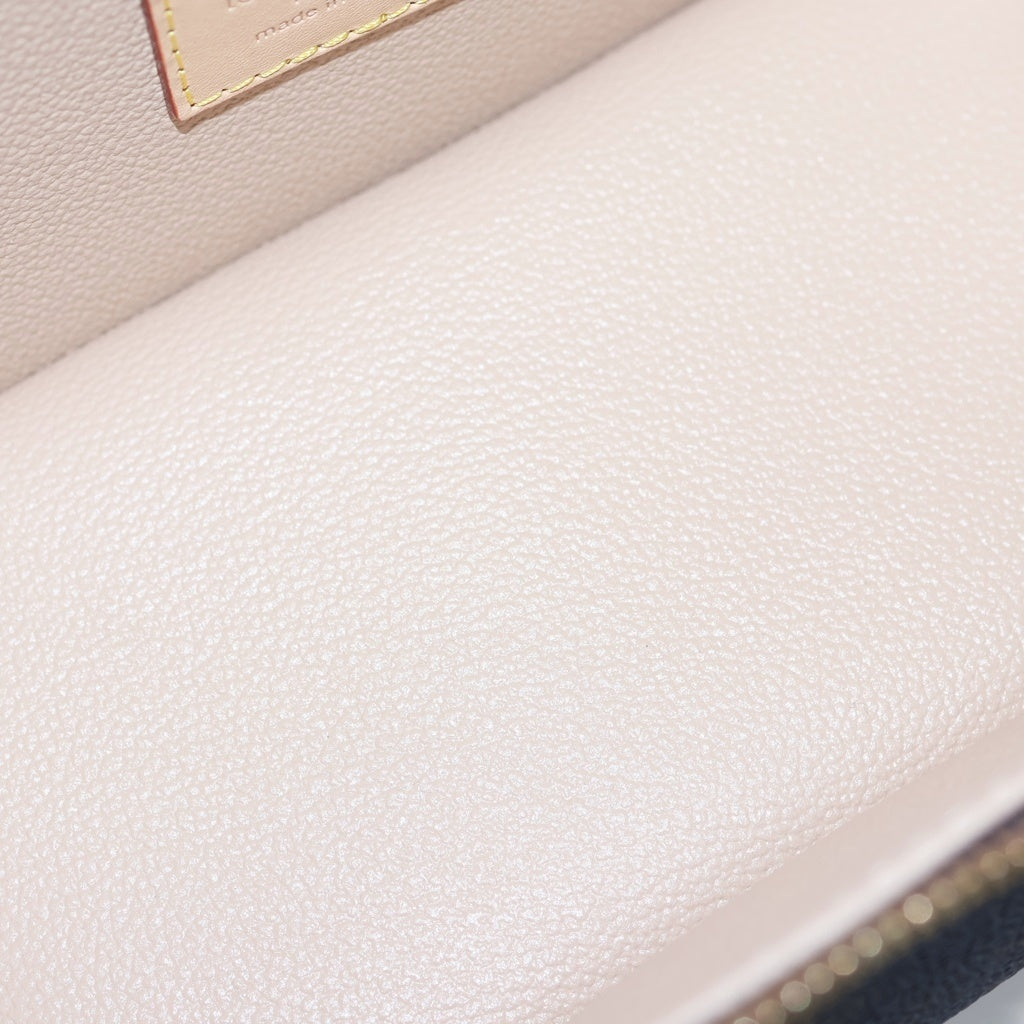 LOUIS VUITTON(ルイヴィトン) モノグラム ニース ミニ PVC レザー ハンド バニティバッグ ブラウン M44495 レディース