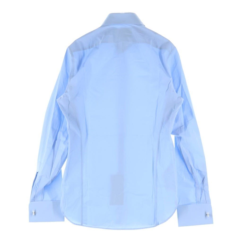 GUCCI(グッチ) COTTON POPLIN SHIRT コットン ポプリン レギュラーカラー長袖シャツ カフスボタン ブルー 535172 21131