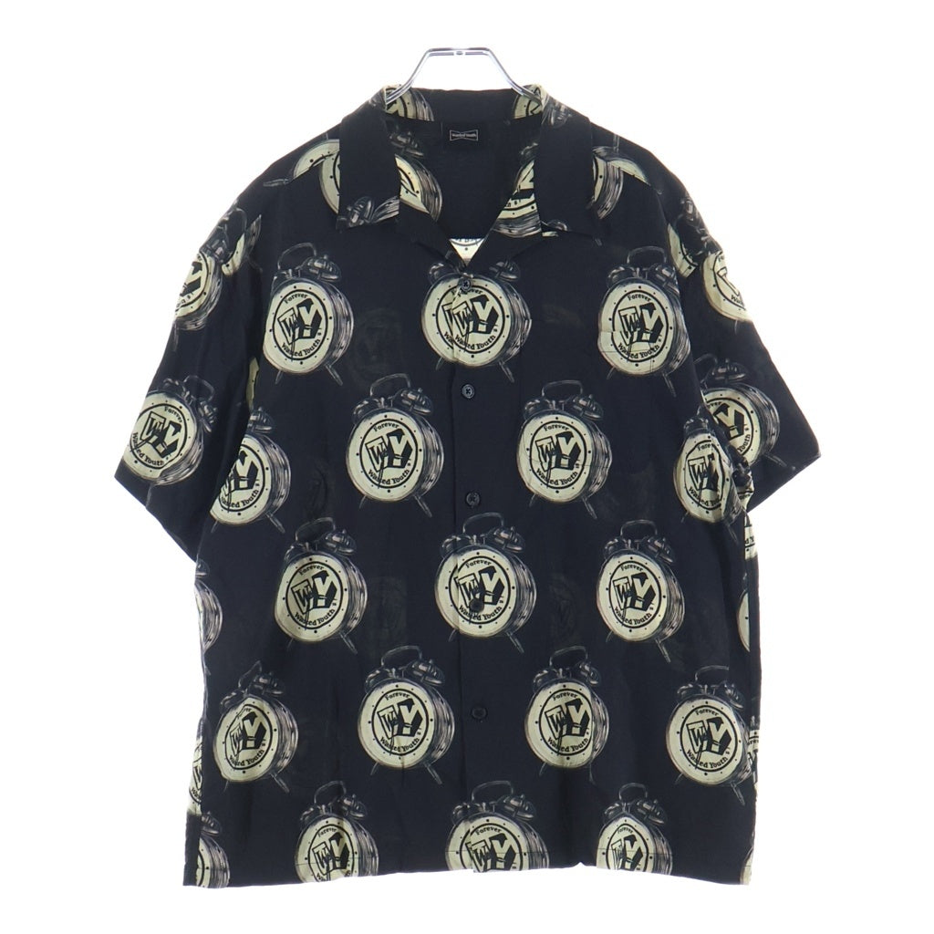 WASTED YOUTH(ウェイステッドユース) Wasted Youth(ウエステッドユース) ×tokion RAYON ALOHA SHIRT トキヨン 半袖レーヨンアロハシャツ ブラック PCG-11010-C