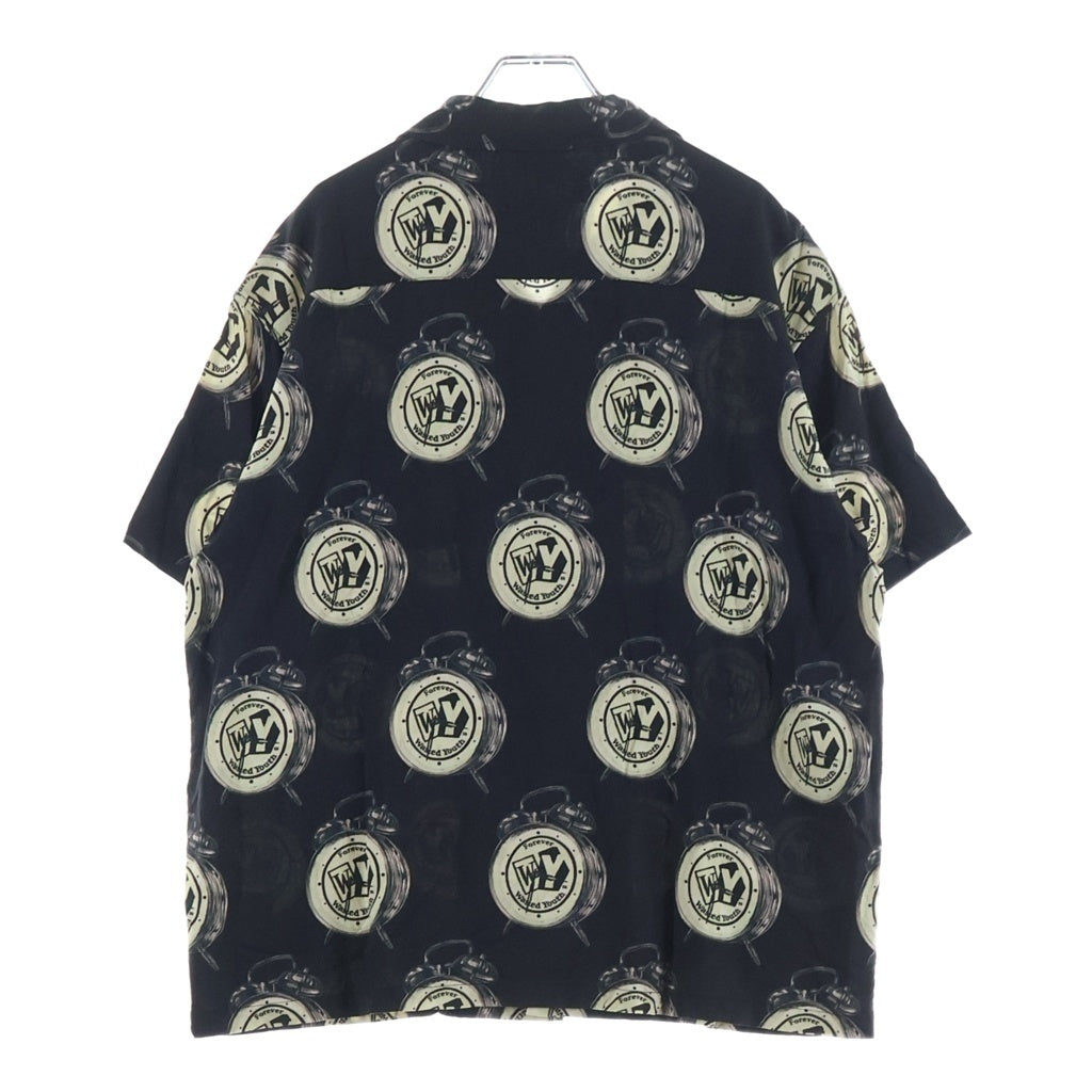 WASTED YOUTH(ウェイステッドユース) Wasted Youth(ウエステッドユース) ×tokion RAYON ALOHA SHIRT トキヨン 半袖レーヨンアロハシャツ ブラック PCG-11010-C