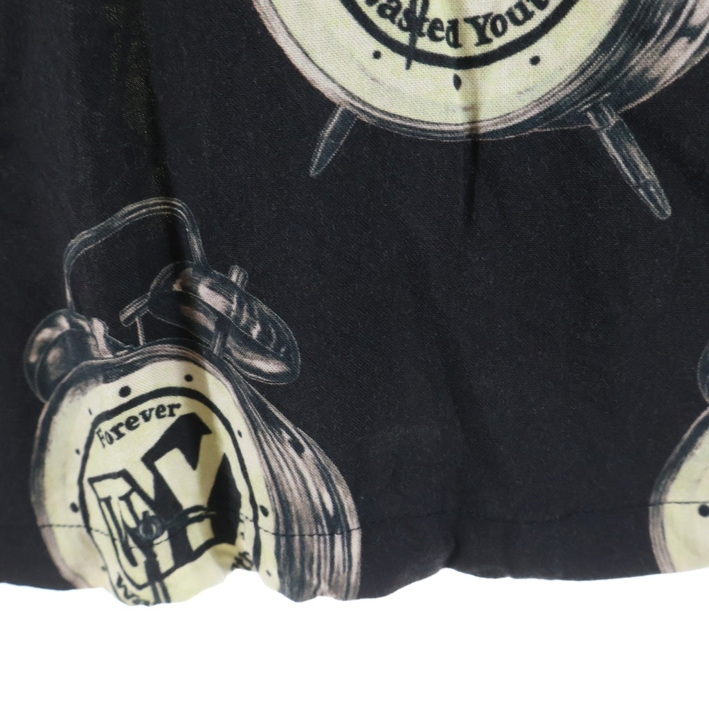 WASTED YOUTH(ウェイステッドユース) Wasted Youth(ウエステッドユース) ×tokion RAYON ALOHA SHIRT トキヨン 半袖レーヨンアロハシャツ ブラック PCG-11010-C