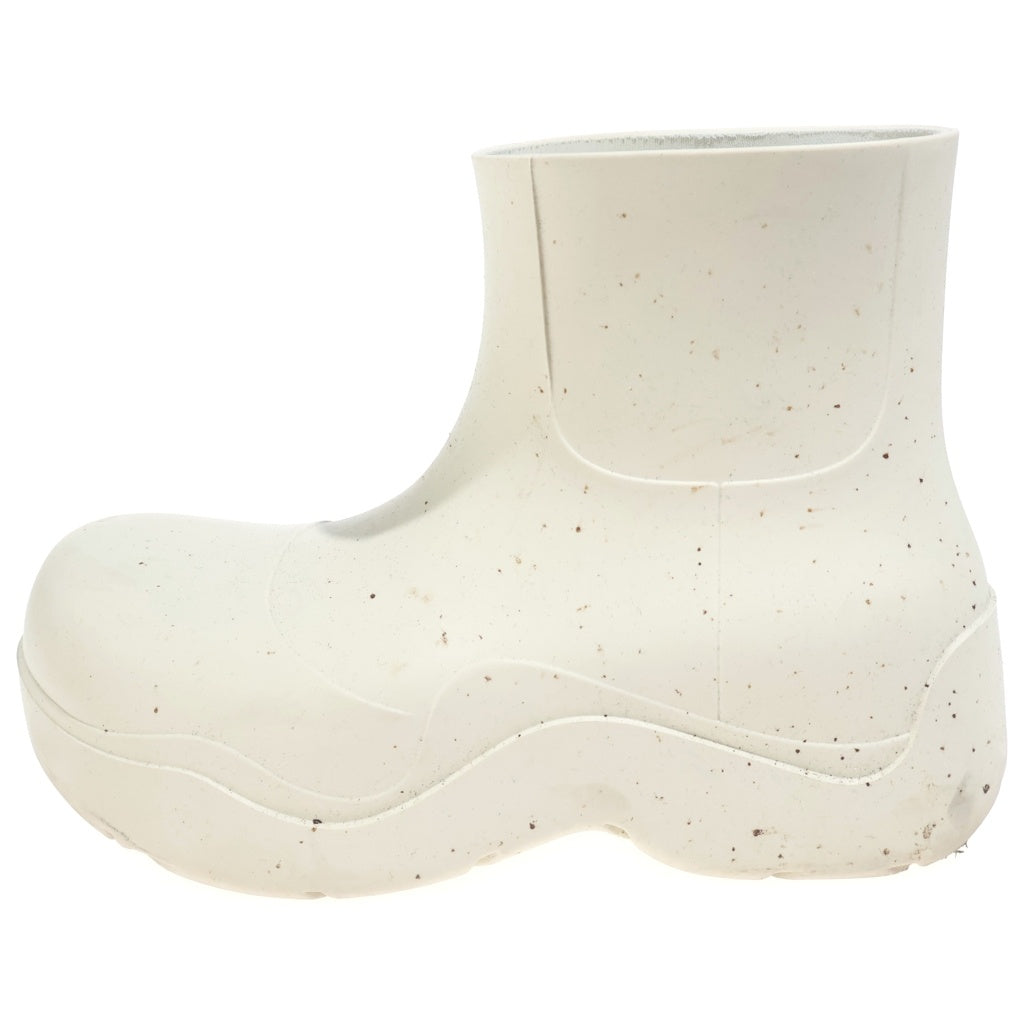 BOTTEGA VENETA(ボッテガヴェネタ) PUDDLE ANKLE BOOT パドル アンクルラバーブーツ シューズ アイボリー レディース