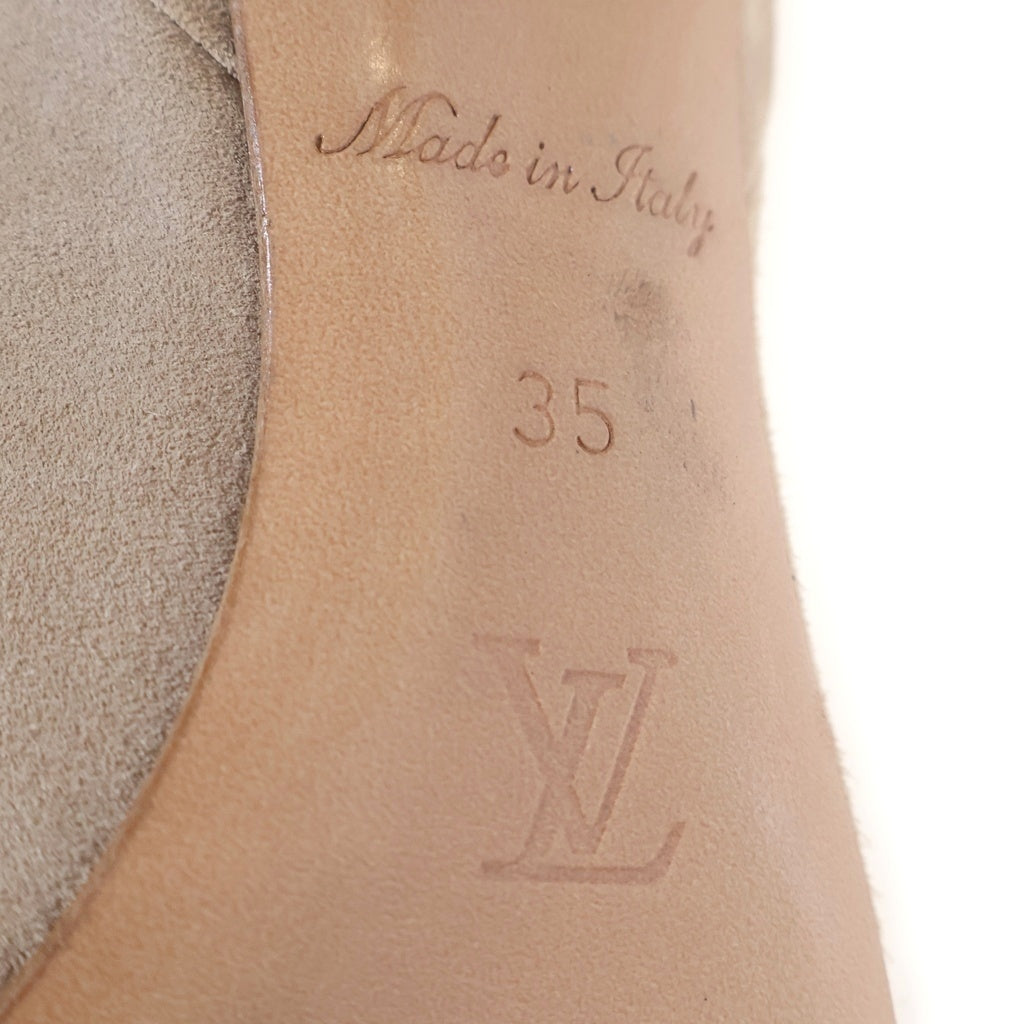 LOUIS VUITTON(ルイヴィトン) アルティメート・ライン スエードロングブーツ ピンヒール ベージュ BR0261 レディース