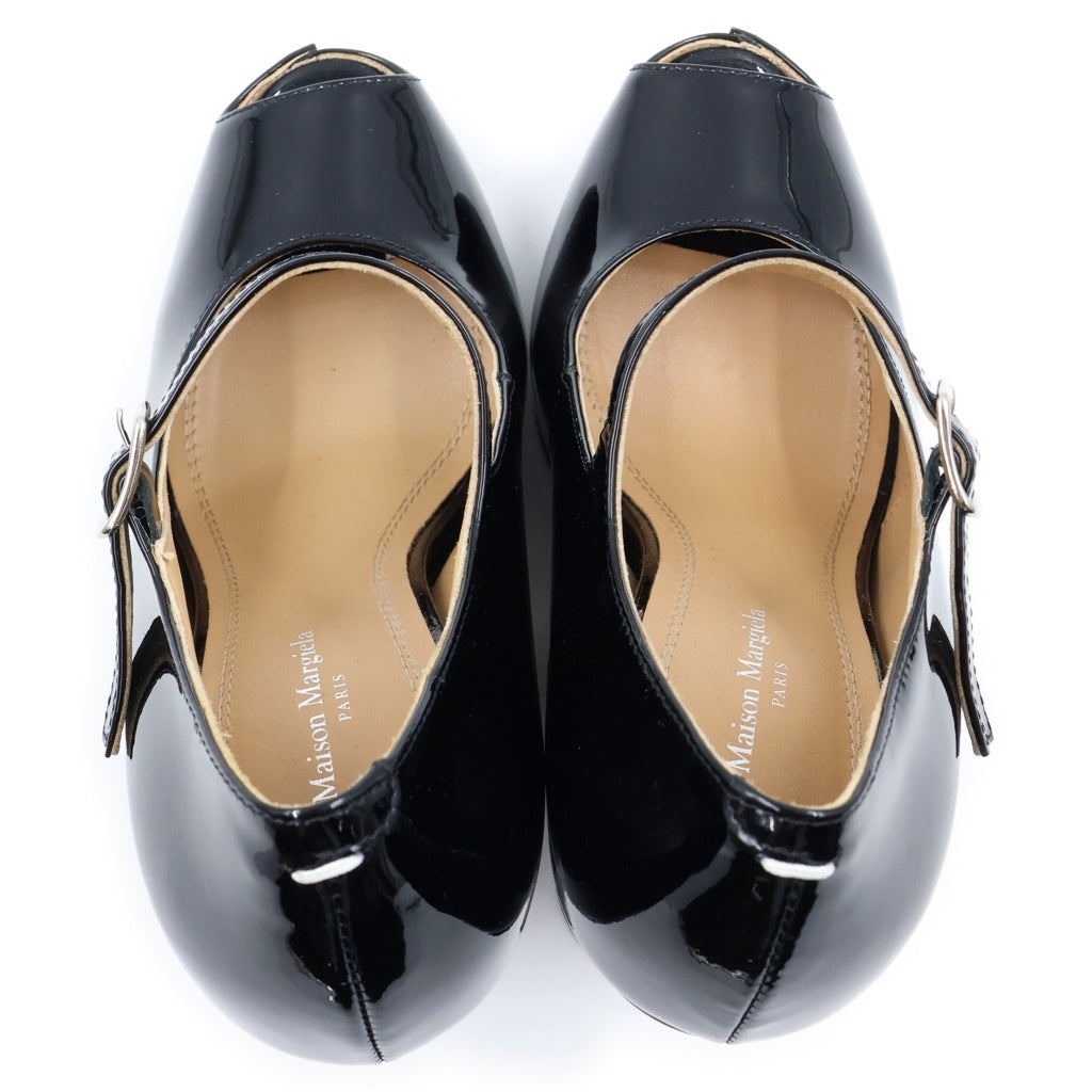 その他(ソノタ) Sketch Pumps スケッチパンプス レザーサンダル シューズ アンクルストラップ パテント ブラック S58WL0254 レディース