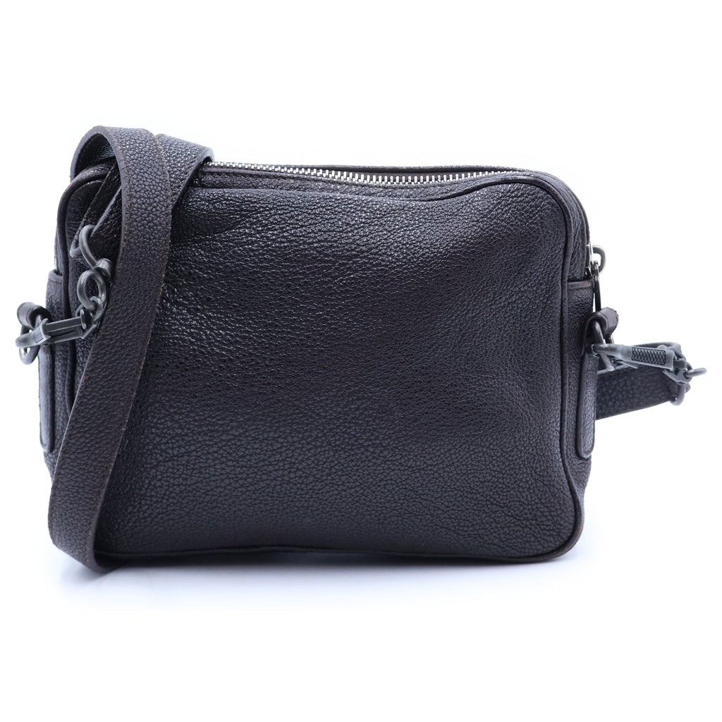 BOTTEGA VENETA(ボッテガヴェネタ) イントレチャート ショルダーバッグ レザー ブラウン レディース