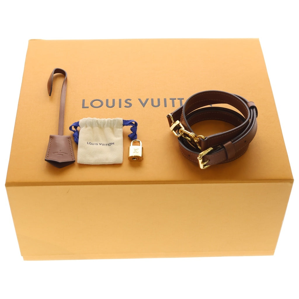 LOUIS VUITTON(ルイヴィトン) アンプラント スピーディ バンドリエール25 2WAYハンドバッグ ボストンバッグ ショルダーバッグ アイボリー×ブラウン レザー M44736 ゴールド金具 レディース