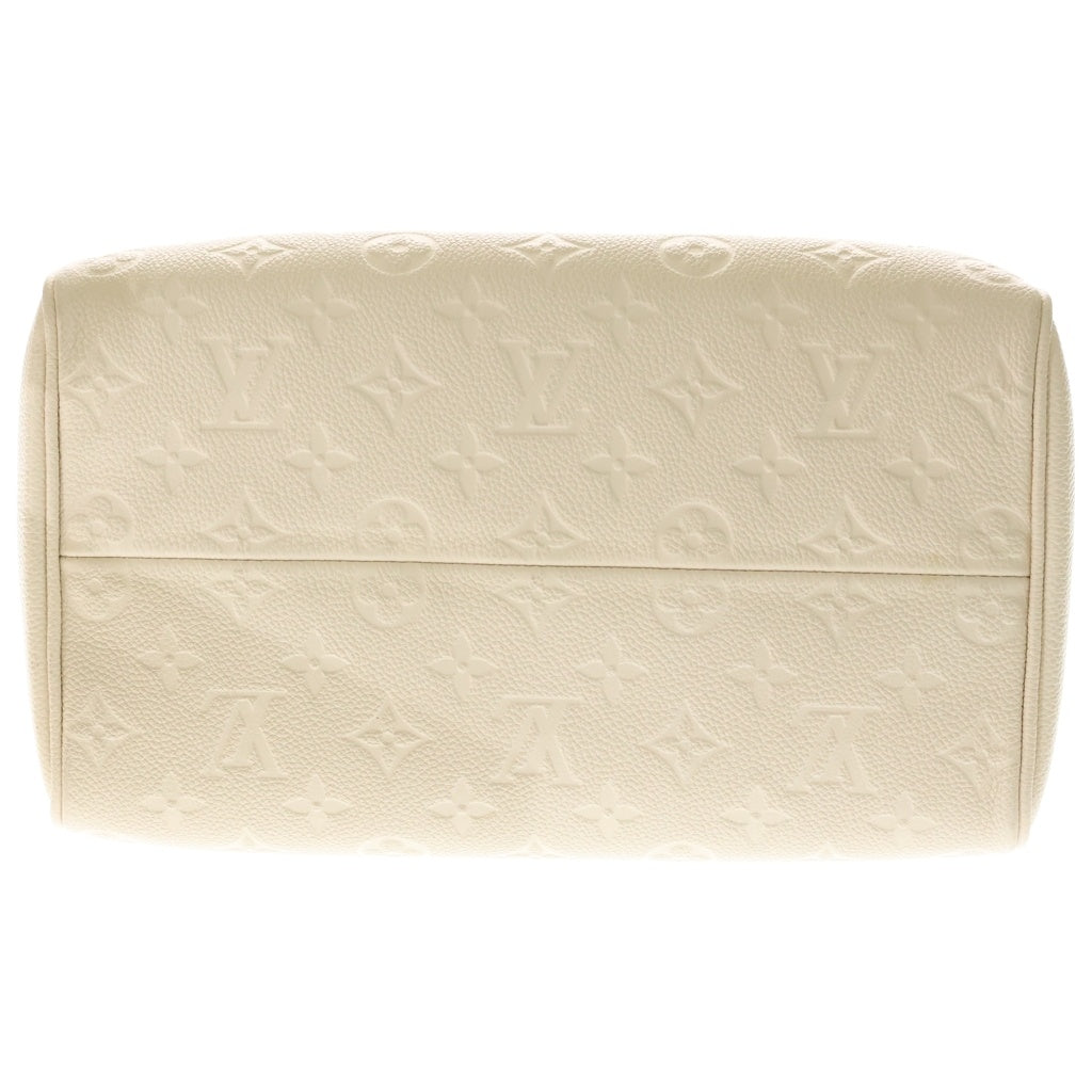 LOUIS VUITTON(ルイヴィトン) アンプラント スピーディ バンドリエール25 2WAYハンドバッグ ボストンバッグ ショルダーバッグ アイボリー×ブラウン レザー M44736 ゴールド金具 レディース